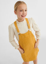 Load image into Gallery viewer, Mustard Corduroy Overall Dress
