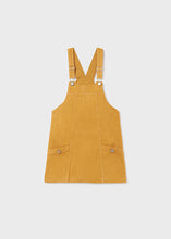 Load image into Gallery viewer, Mustard Corduroy Overall Dress
