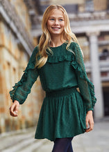 Load image into Gallery viewer, Emerald Ruffled Dress

