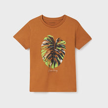 Load image into Gallery viewer, Rust Keep Going Palm Leaf Tee
