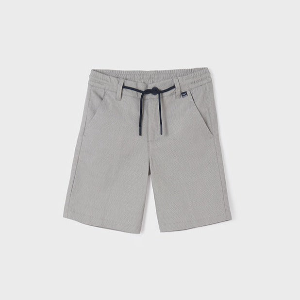 Grey Dressy Bermuda Short