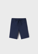 Load image into Gallery viewer, Navy Dressy Bermuda Short
