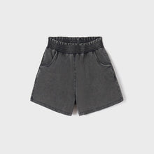 Load image into Gallery viewer, Grey Washed High Waisted Shorts
