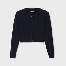 Load image into Gallery viewer, Black Ribbed Cardigan
