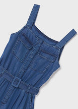 Load image into Gallery viewer, Denim Belted Romper
