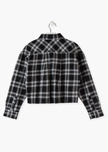 Load image into Gallery viewer, Semi-Cropped Plaid Button Up
