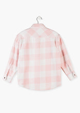 Load image into Gallery viewer, Baby Pink Plaid Shacket
