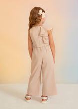 Load image into Gallery viewer, Dusty Blush Chain Belt Jumpsuit
