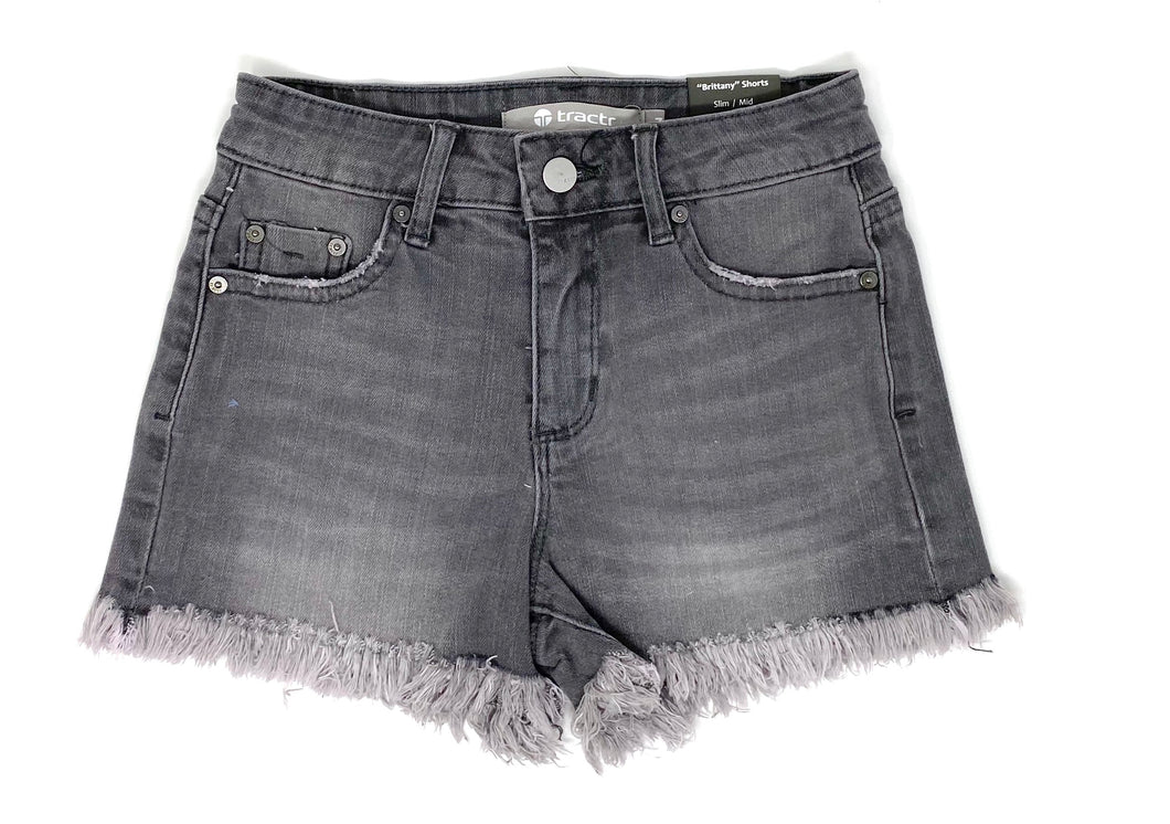 Brittany Mid Rise Grey Short