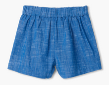 Load image into Gallery viewer, Belted Chambray Shorts
