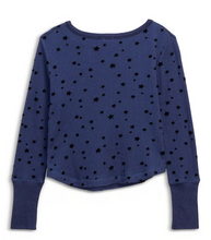Load image into Gallery viewer, Midnight Star Thermal Henley
