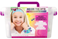 Load image into Gallery viewer, Neon Tie-Dye Scrunchie Kit
