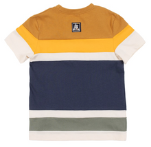 Load image into Gallery viewer, Navy Mix Colorblock Tee
