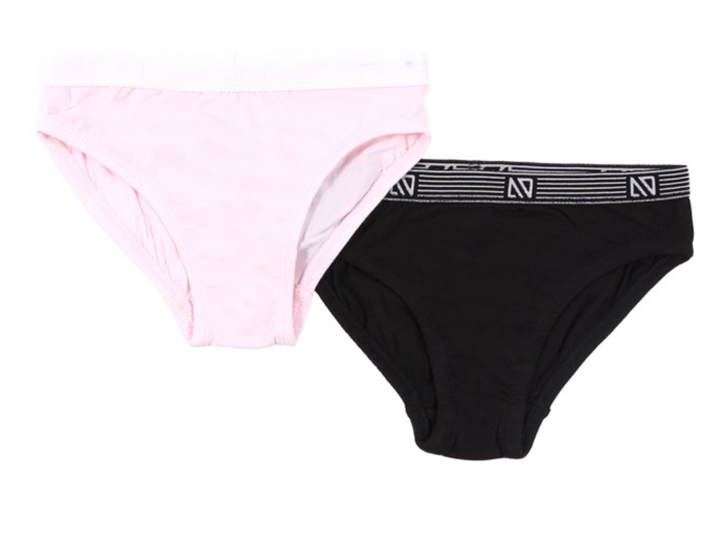 Pink/Black Underwear Set