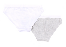 Load image into Gallery viewer, White/Grey Underwear Set
