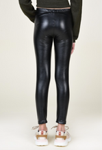 Load image into Gallery viewer, Oil Black Leather Pant
