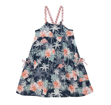 Load image into Gallery viewer, Flamingo Palm Dress
