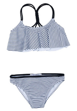Load image into Gallery viewer, Navy Stripes Bikini Set
