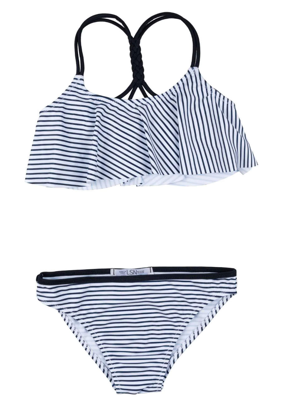 Navy Stripes Bikini Set