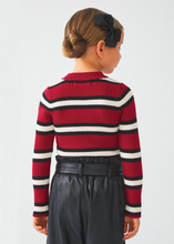 Load image into Gallery viewer, Red Stripe Ribbed Top
