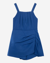 Load image into Gallery viewer, Blue Wrap Romper

