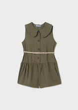 Load image into Gallery viewer, Olive Belted Romper
