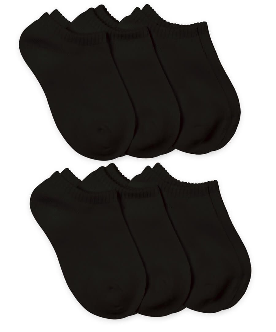 Black Low Cut 6-Pack Socks