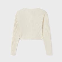 Load image into Gallery viewer, Champagne Shimmer Ribbed Cardigan
