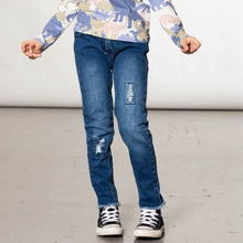 Load image into Gallery viewer, Distressed Stretch Denim
