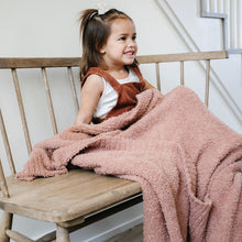 Load image into Gallery viewer, French Rose Bamboni Toddler To Teen Blanket
