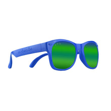 Load image into Gallery viewer, Royal Blue Mirrored Green Shades

