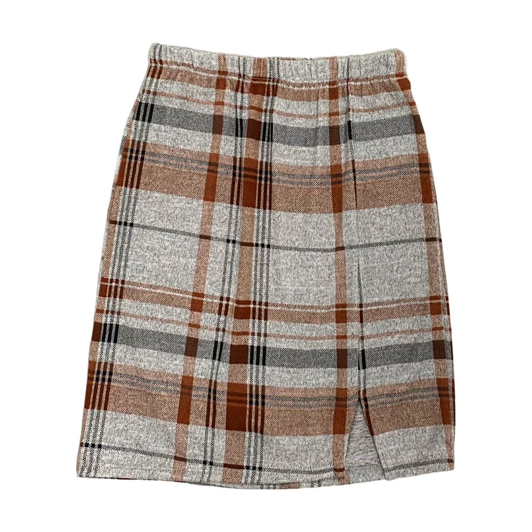 Fall Plaid Skirt