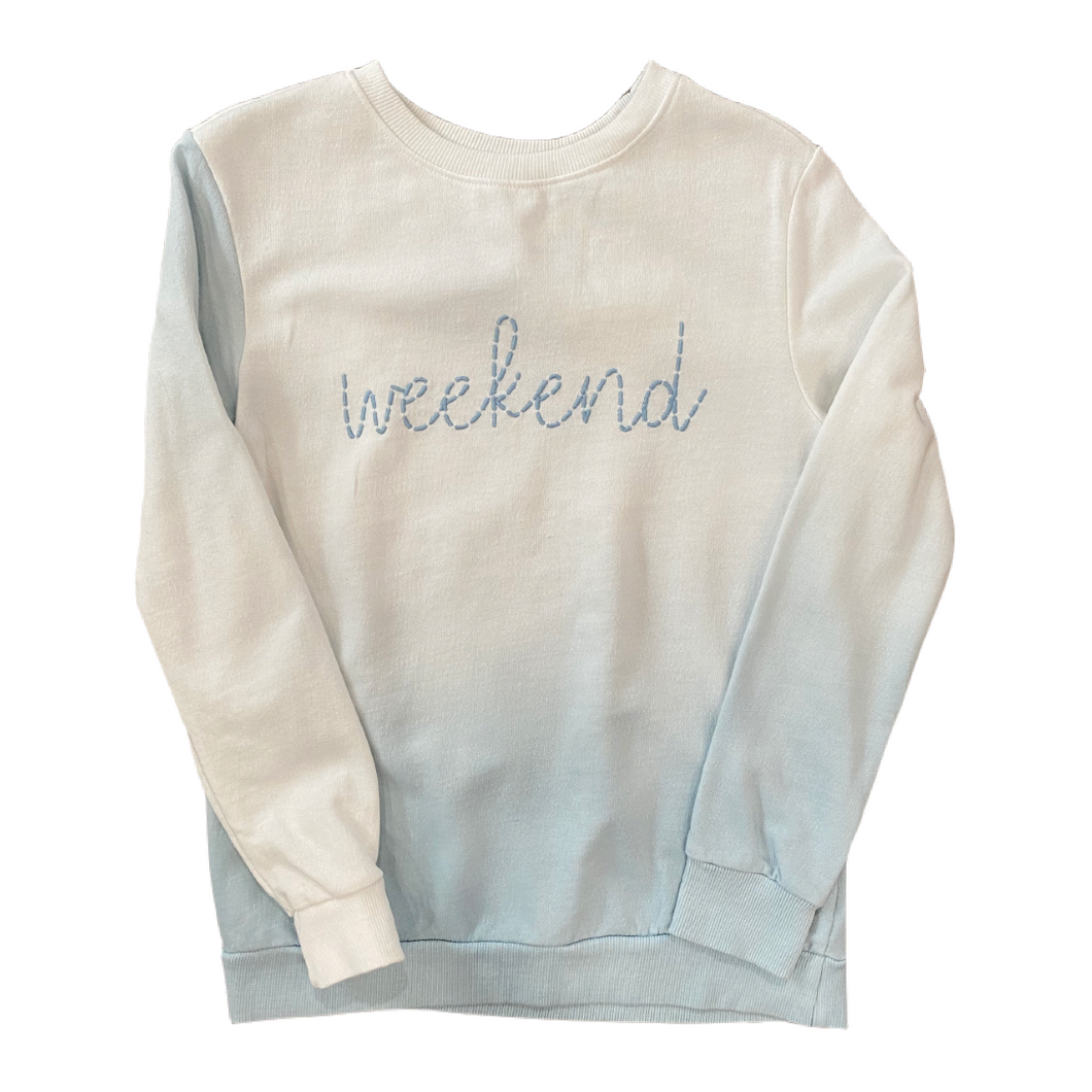 Weekends Dip Dye Sweatshirt