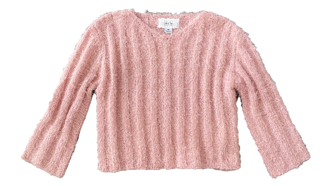 Light Pink Chenille Sweater