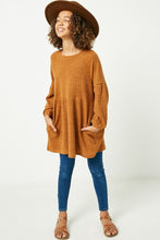 Load image into Gallery viewer, Rust Ribbed Mini Dress
