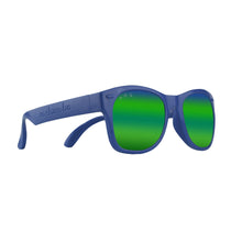 Load image into Gallery viewer, Navy Blue Mirrored Green Shades
