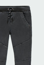 Load image into Gallery viewer, Charcoal Stretchy Denim Joggers
