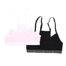 Load image into Gallery viewer, Pink/Black Bralette 2-Pack
