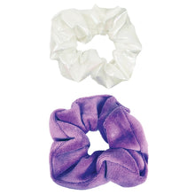 Load image into Gallery viewer, Lavender Snowflake Scrunchie Set
