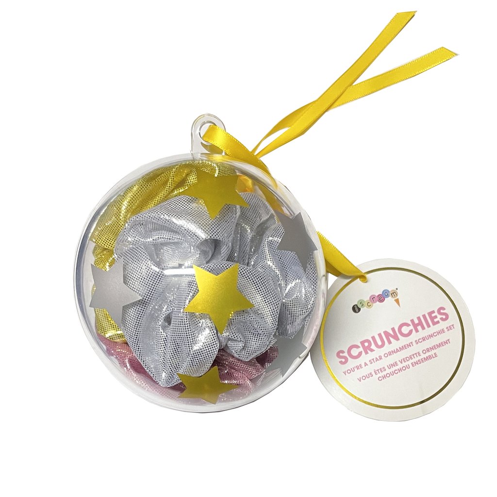 You're A Star Holiday Ornament & Scrunchie Set