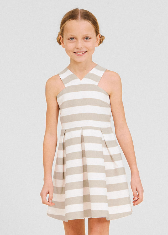 Striped Structured Dress