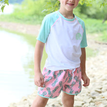 Load image into Gallery viewer, Coral Breeze Swim Trunks
