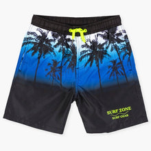Load image into Gallery viewer, Surf Zone Palm Tree Swim Trunks
