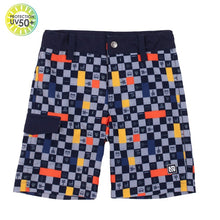 Load image into Gallery viewer, Checkered Beach Swim Trunks

